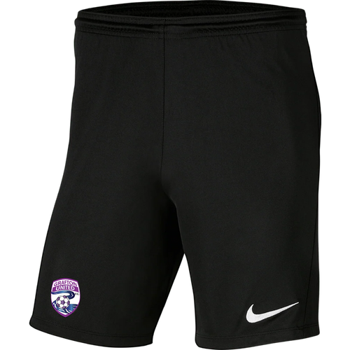 GRAFTON UNITED FC Youth Park 3 Shorts (BV6865-010) GRAFTON UNITED FC Nike Club Zone