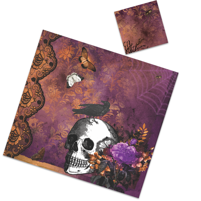 HALLOWEEN SKULL PLACEMAT