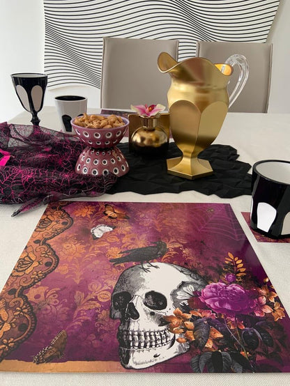 HALLOWEEN SKULL PLACEMAT