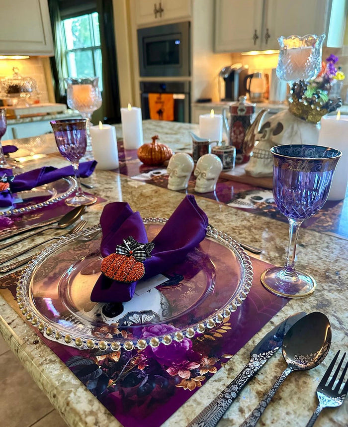 HALLOWEEN SKULL PLACEMAT