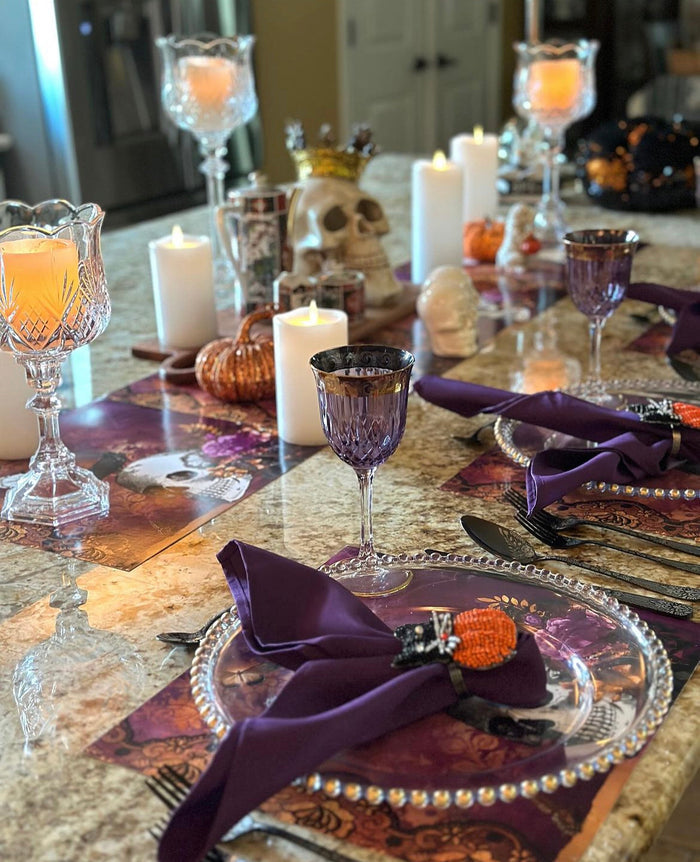 HALLOWEEN SKULL PLACEMAT