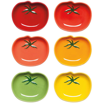 Heirloom Tomatoes Pinch Bowls Set of 6 Assorted