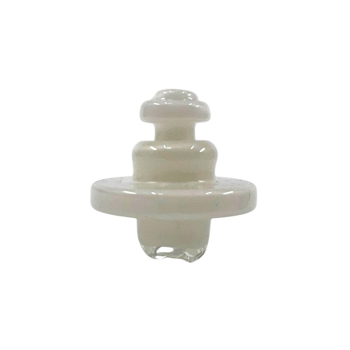 White Hoyer Glass Spinner Cap – handcrafted and durable