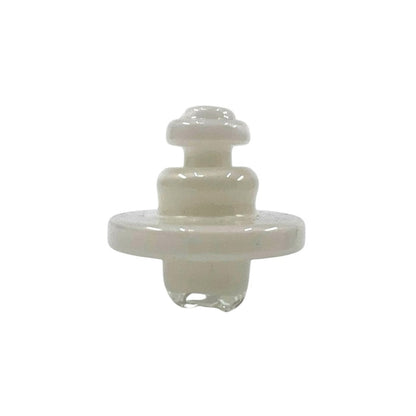 White Hoyer Glass Spinner Cap – handcrafted and durable