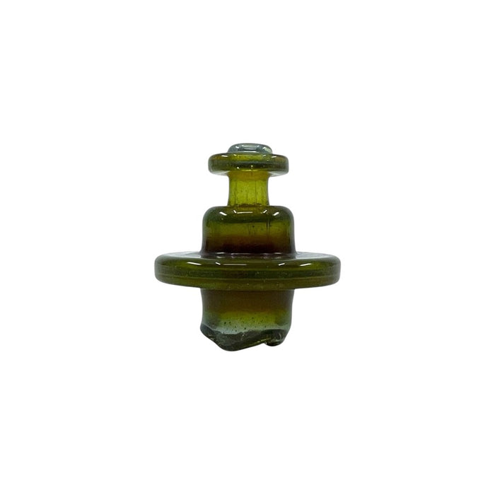 Green and Yellow Hoyer Spinner Cap – two-tone dynamic glass