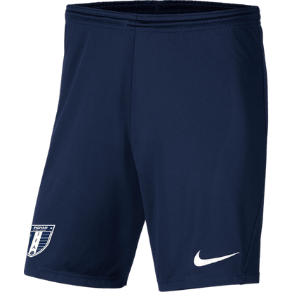 INGHAM FOOTBALL ACADEMY Men's Park 3 Shorts (BV6855-410) INGHAM FOOTBALL ACADEMY Nike Club Zone