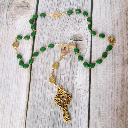 Kelly's Shamrock Trinity Prayer Beads