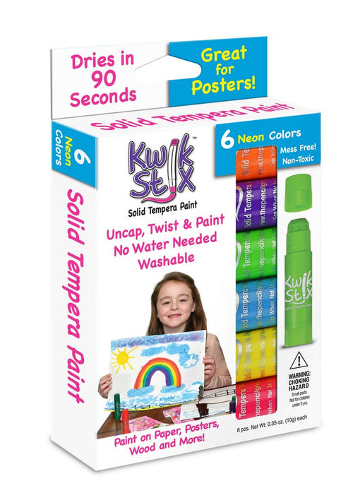 KwikStix 6 Pack-Neon