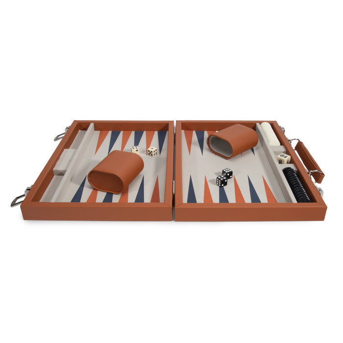 Leatherette Travel Backgammon Set - Game