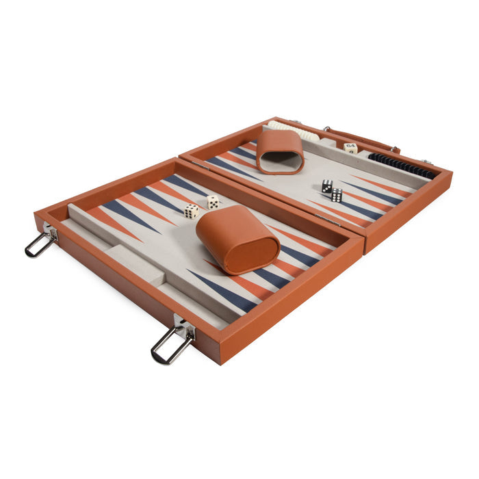 Leatherette Travel Backgammon Set - Game
