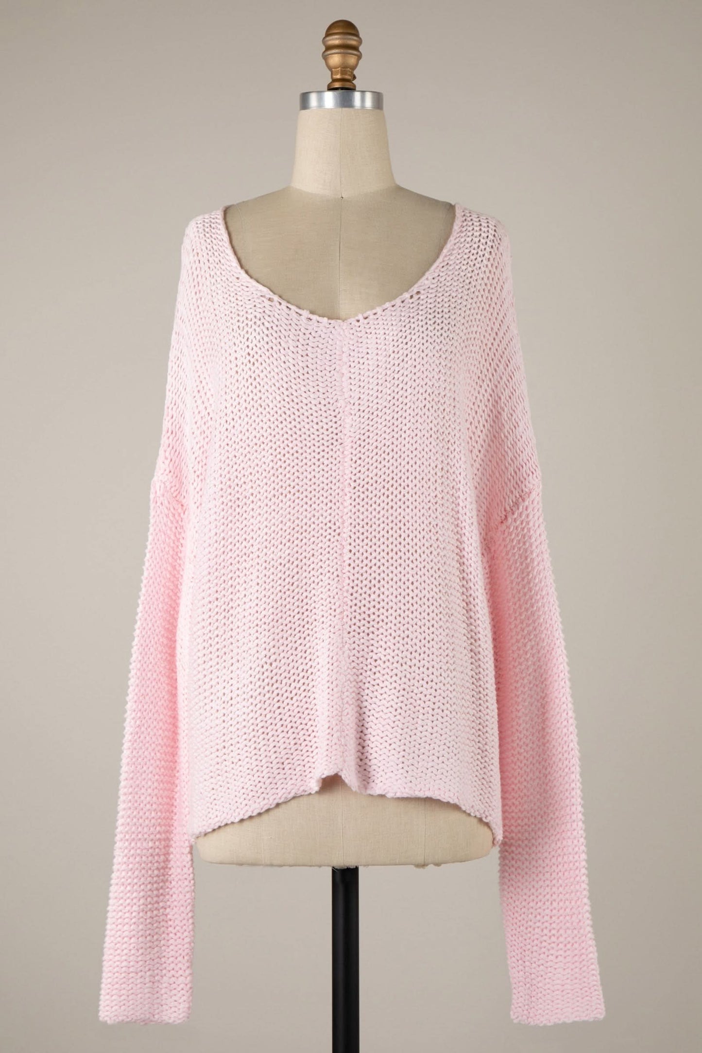 Bradford Baby Pink Oversized Sweater