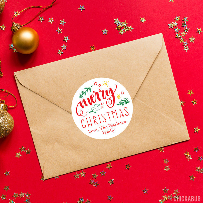 Merry Christmas Gift Labels