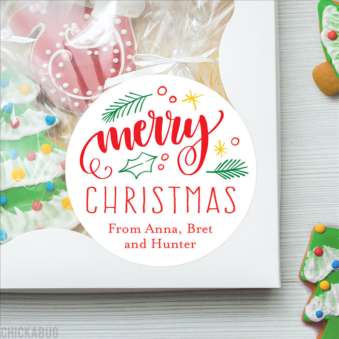 Merry Christmas Gift Labels