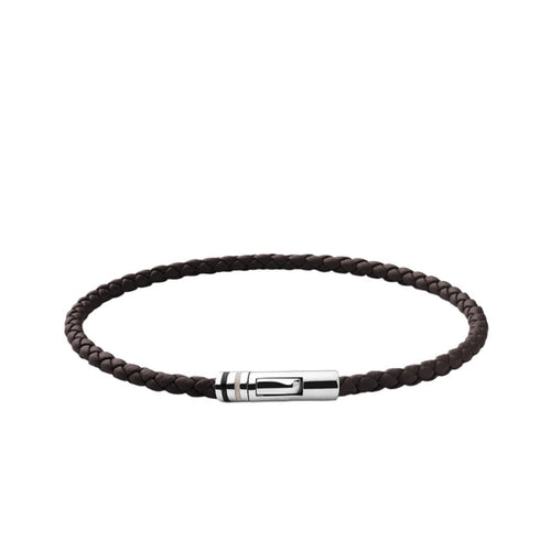 Miansai Juno Leather Bracelet Brown