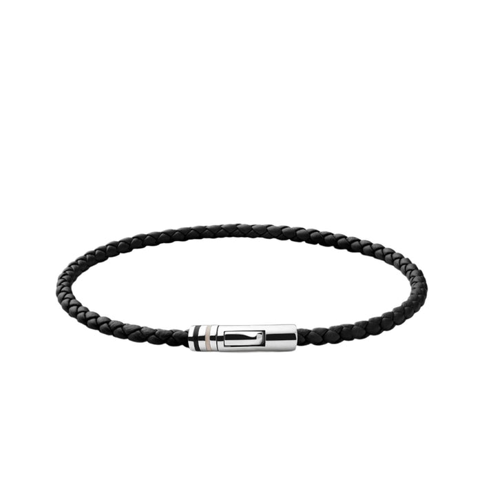 Miansai Juno Leather Bracelet Black