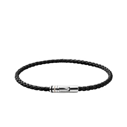 Miansai Juno Leather Bracelet Black