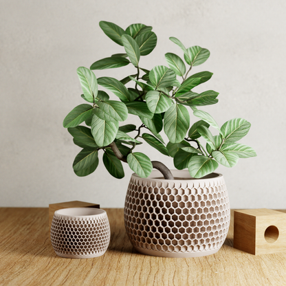 Modern Geometric Vase | Honeycomb Collection