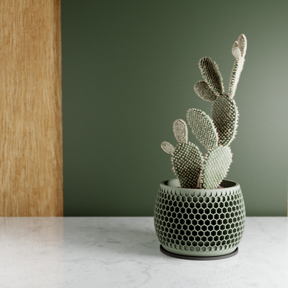 Modern Geometric Vase | Honeycomb Collection