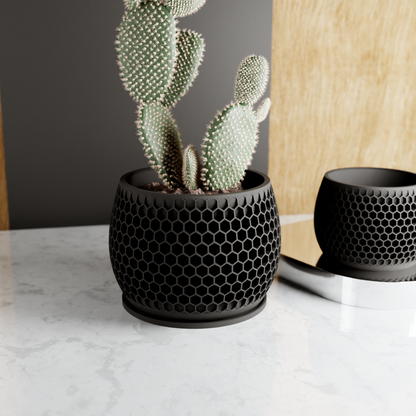 Modern Geometric Vase | Honeycomb Collection