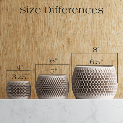 Modern Geometric Vase | Honeycomb Collection