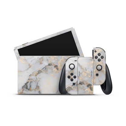 Modern Marble Nintendo Switch OLED Decal Skin
