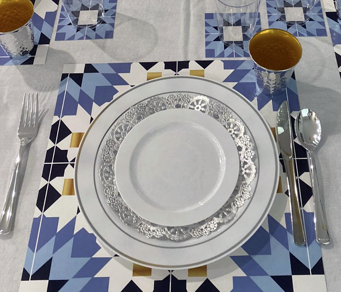 MOROCCAN TILE PAPER PLACEMAT