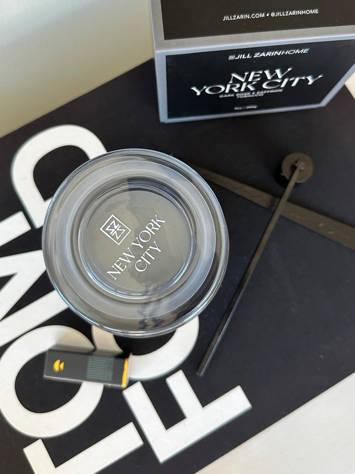 New York City Glass Vessel - Scented Candle