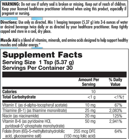 Nutra Biogenesis Muscle Aid Powder 2