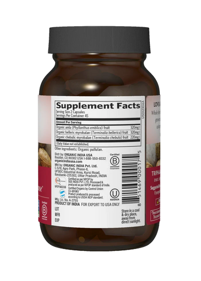 Organic India Triphala Capsules 2