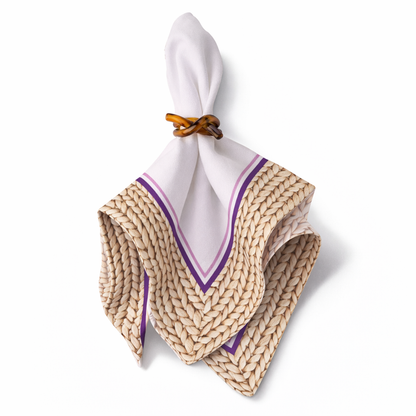 Pansy Easy-Care Napkins (set of 6)