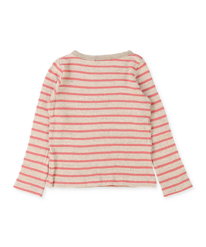 Pile Striped Long Sleeve Tee