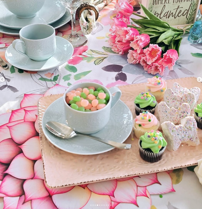 PINK SUCCULENT PAPER PLACEMAT