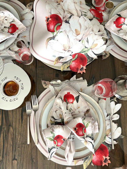 Pomegranate Spill-Proof Placemats (set of 6)