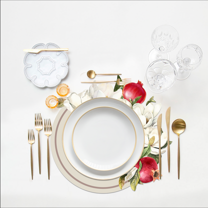 Pomegranate Spill-Proof Placemats (set of 6)