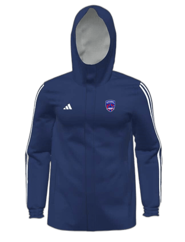 PORT MELBOURNE SC Mi Adidas 23 All Weather Jacket Mens (HT6466-NAVY) PORT MELBOURNE SC Adidas Club Zone