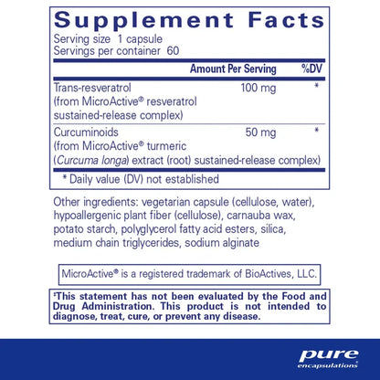 Pure encapsulations ResCu-SR Capsules