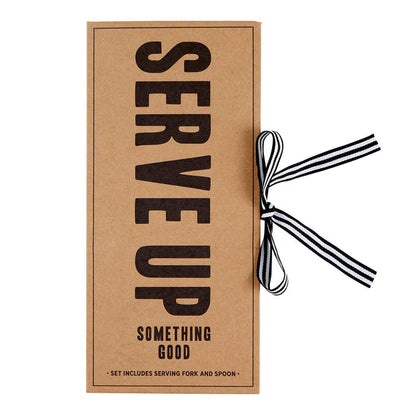 Serve Up Book Box - Set of Salad Servers