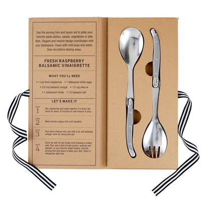 Serve Up Book Box - Set of Salad Servers