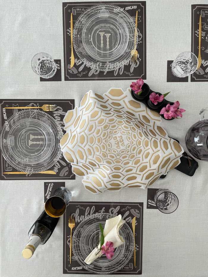 SHABBAT CHALK PAPER PLACEMAT