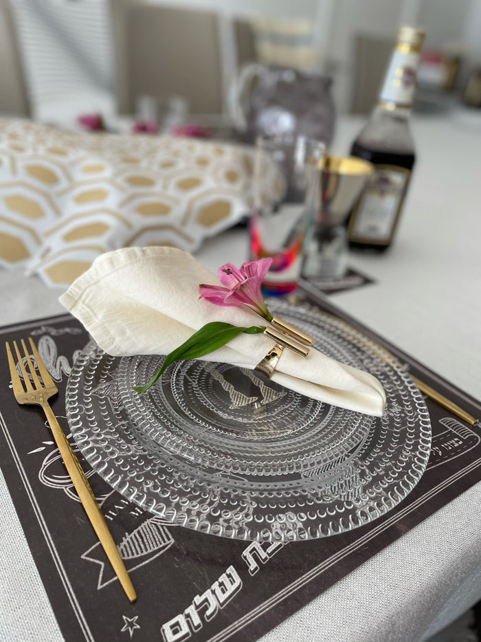 SHABBAT CHALK PAPER PLACEMAT