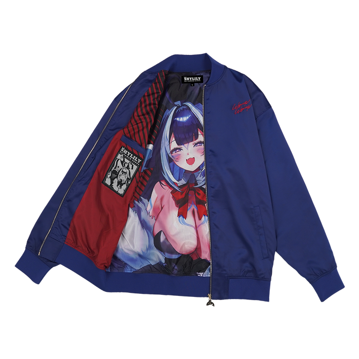 Shylily: Bunny Lily Womp Womp Satin Jacket - Gamer Supps