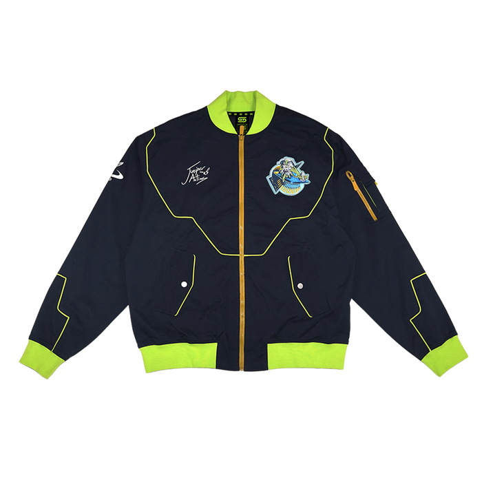 Space Invader Juniper: Bomber Jacket - Gamer Supps