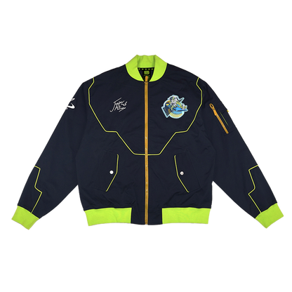 Space Invader Juniper: Bomber Jacket - Gamer Supps