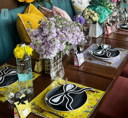 SPRING BLOOM PAPER PLACEMAT YELLOW