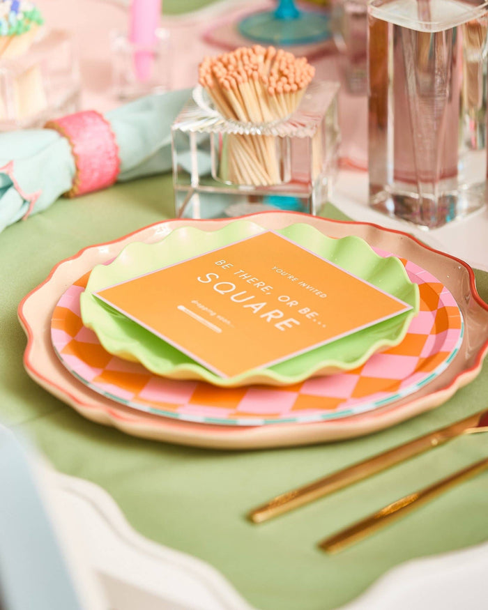 Square Match Striker | Orange Matches