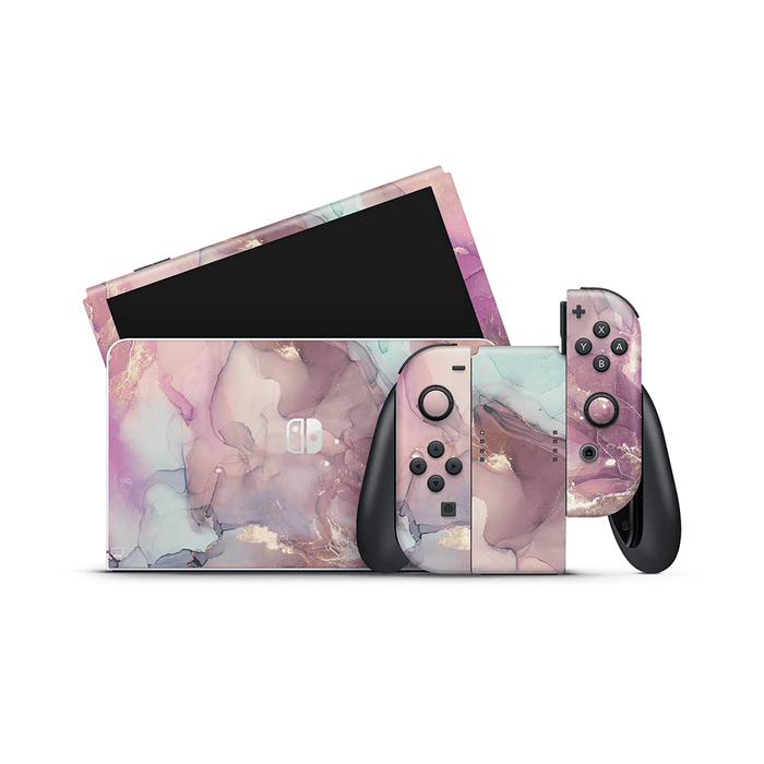 Stained Glass Nintendo Switch OLED Decal Skin