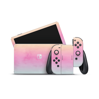 Summer Popsicles Nintendo Switch OLED Decal Skin