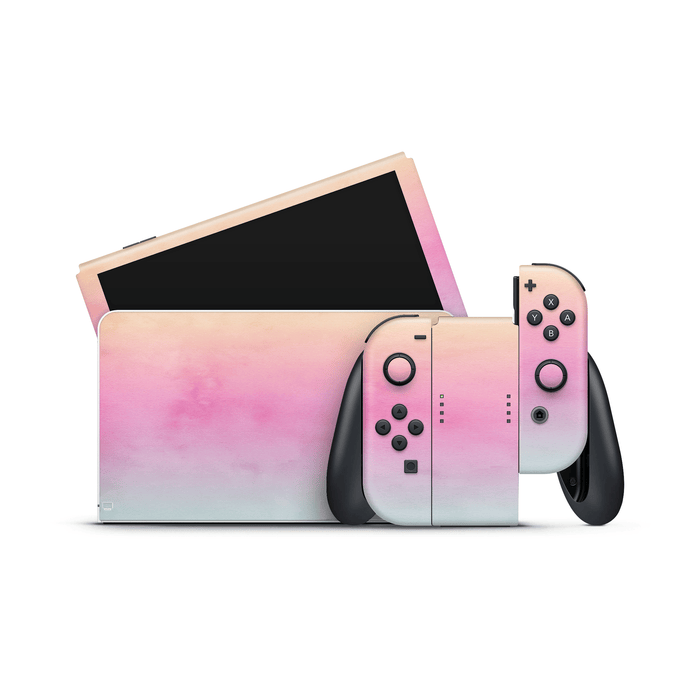 Summer Popsicles Nintendo Switch OLED Decal Skin