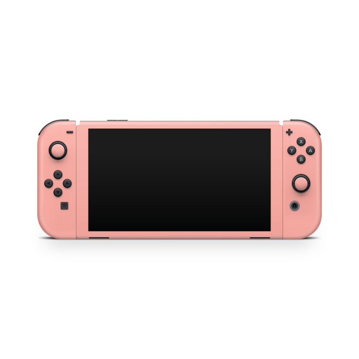 Summertime Coral Nintendo Switch OLED Decal Skin
