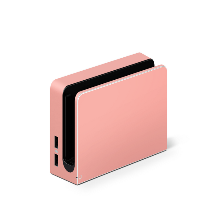 Summertime Coral Nintendo Switch OLED Decal Skin